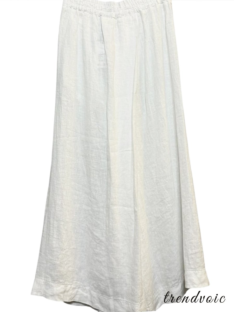 🔥Women's Cotton And Linen Casual Wide Leg Pants