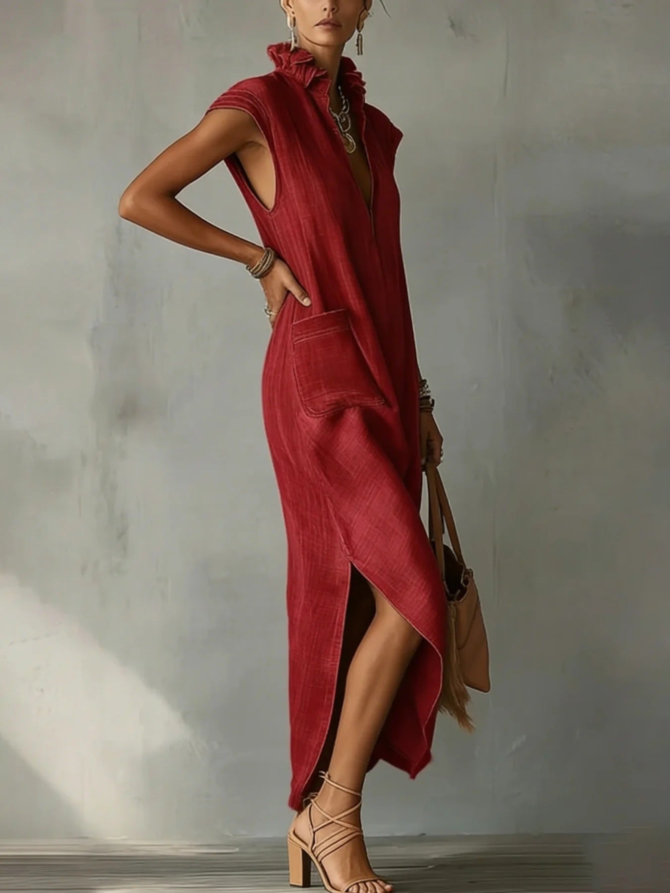 📦📦Mother's Day Sale 49% Off ⏰Ruffle Spring Maxi Dress