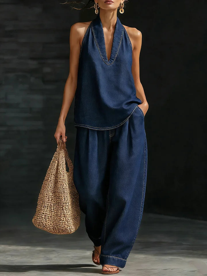 📦📦LAST DAY SAVE 49% ⏰Cozy Minimalist Two-piece Denim Set