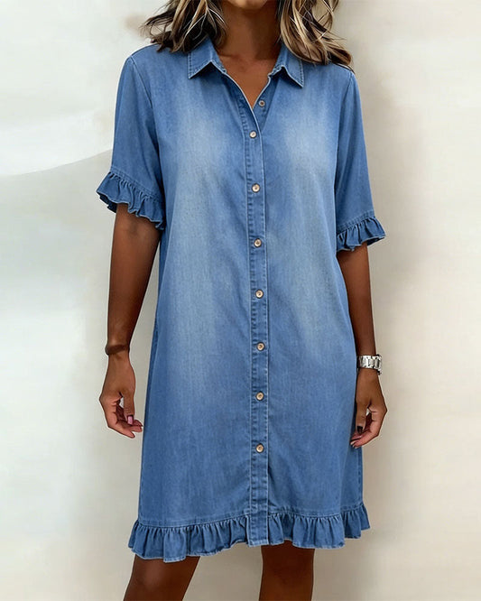 ✨⏰LAST DAY SAVE 49% ⏰Denim Mini Dress