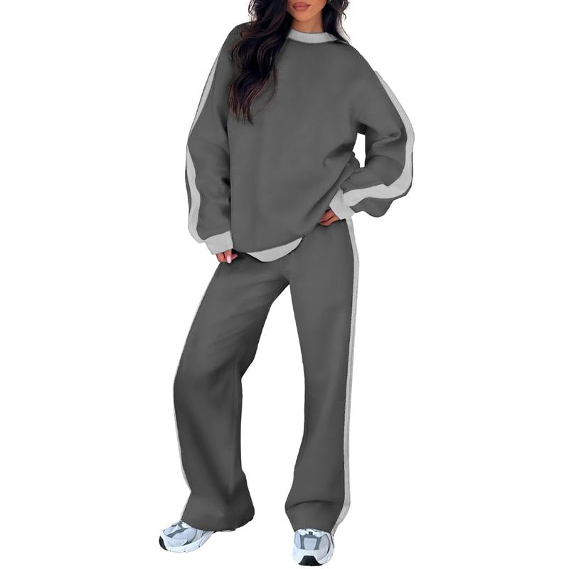 📦📦Buy 2 PCS for free shipping💥Comfortable 2-Piece Lounge Set Sweatshirt & Straight Leg Pants