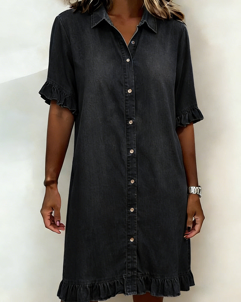 ✨⏰LAST DAY SAVE 49% ⏰Denim Mini Dress