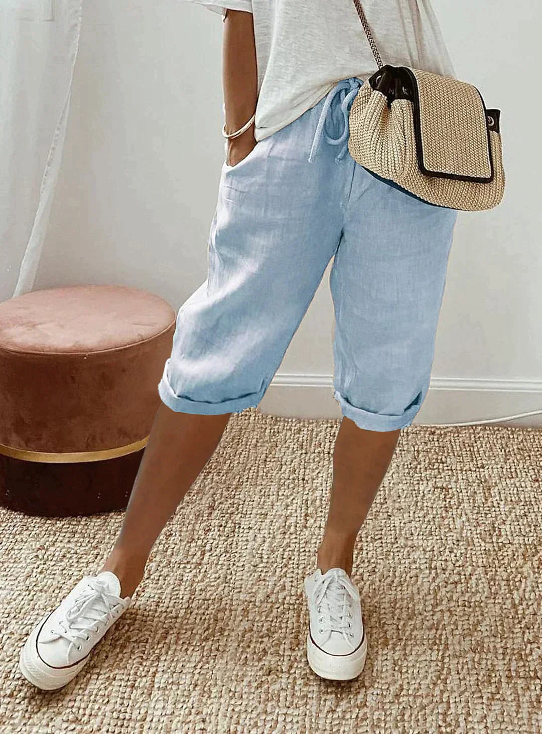 🌷🌷Time-Limited Special Price: 29.99!!⏰Sofia – linen trousers for women