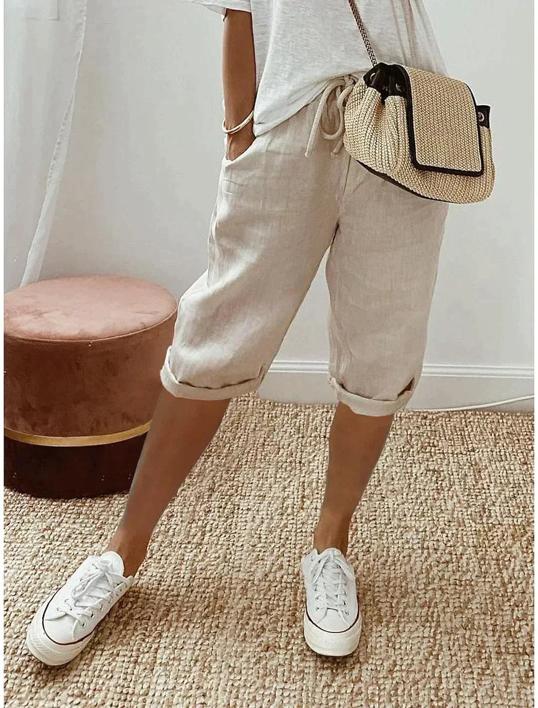 🌷🌷Time-Limited Special Price: 29.99!!⏰Sofia – linen trousers for women