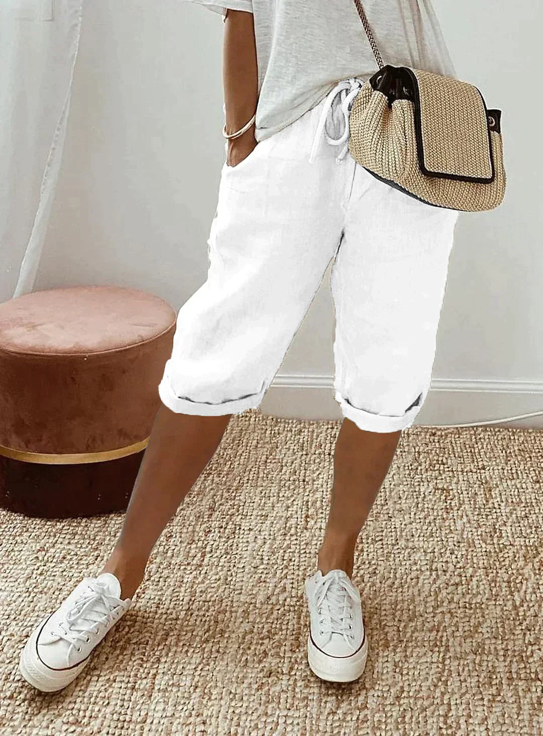 🌷🌷Time-Limited Special Price: 29.99!!⏰Sofia – linen trousers for women