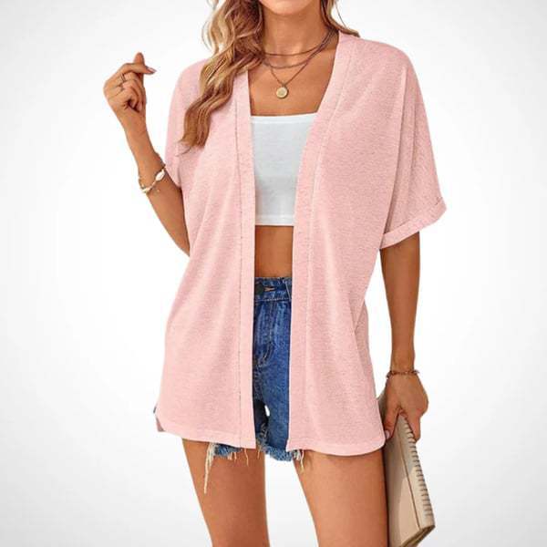 🌷🌷Womens Lightweight Cardigan 2026 Summer Short Sleeve Open Front Beach Coverup