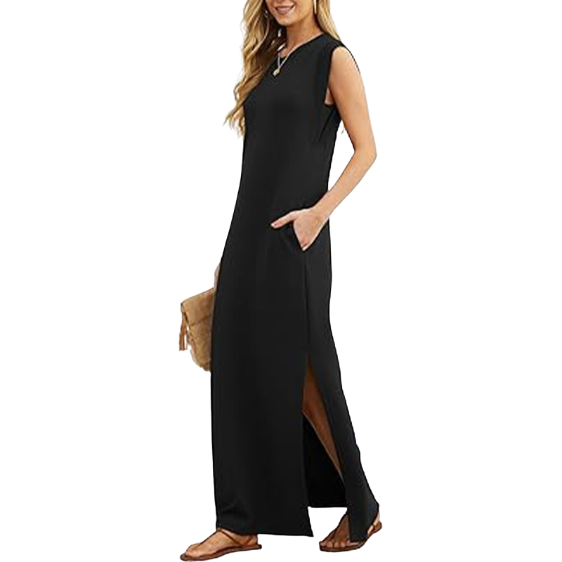 🌷🌷Lucia – Classic Loose Sleeveless Beach Maxi Dress