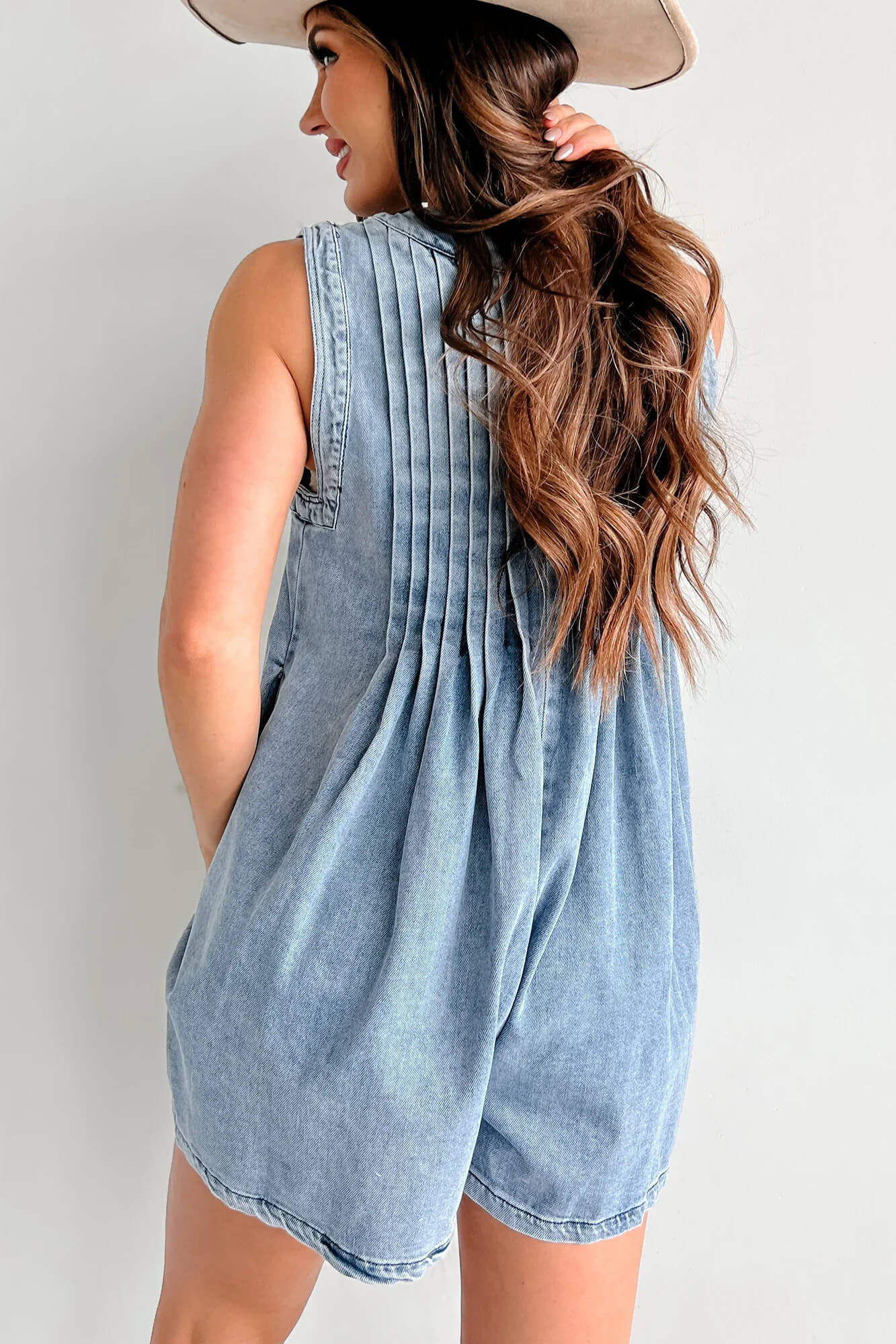 🌷🌷Texas Babydoll Denim Romper