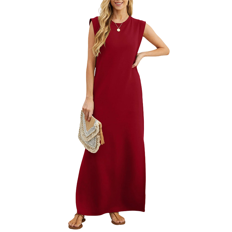🌷🌷Lucia – Classic Loose Sleeveless Beach Maxi Dress