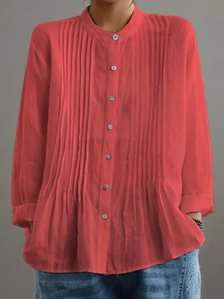 📦📦Buy 2 Free Shipping🔥Women's Casual Denim Pleated Shirt