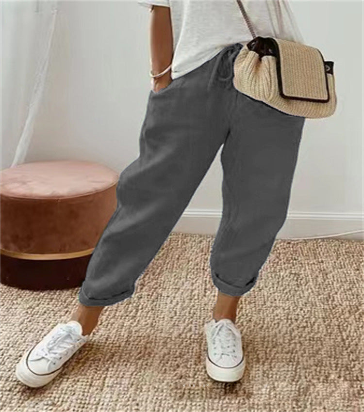 🌷🌷Time-Limited Special Price: 29.99!!⏰Sofia – linen trousers for women