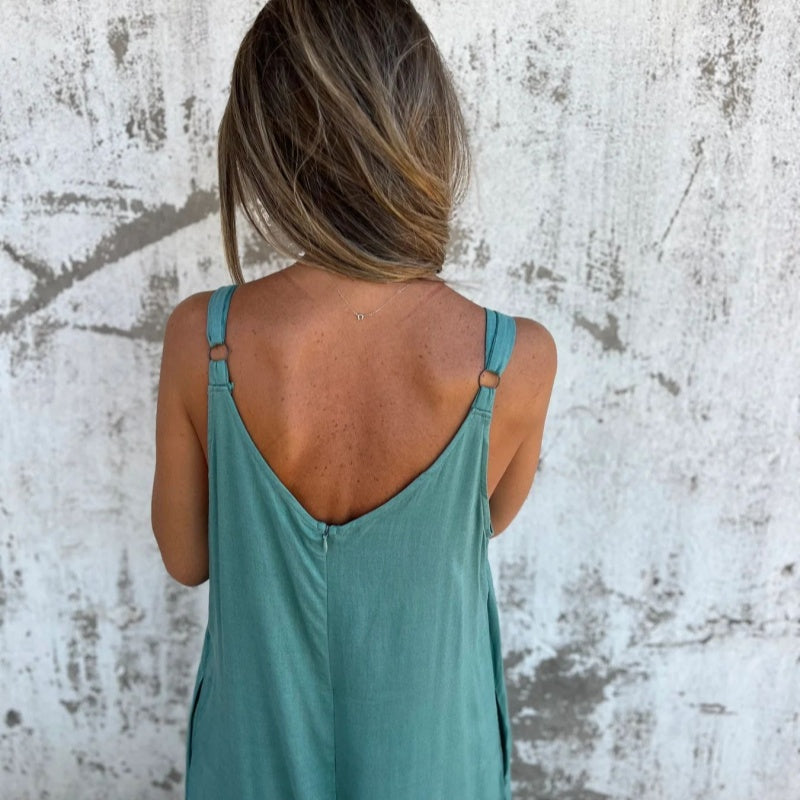 🌷🌷Loose cotton linen jumpsuit