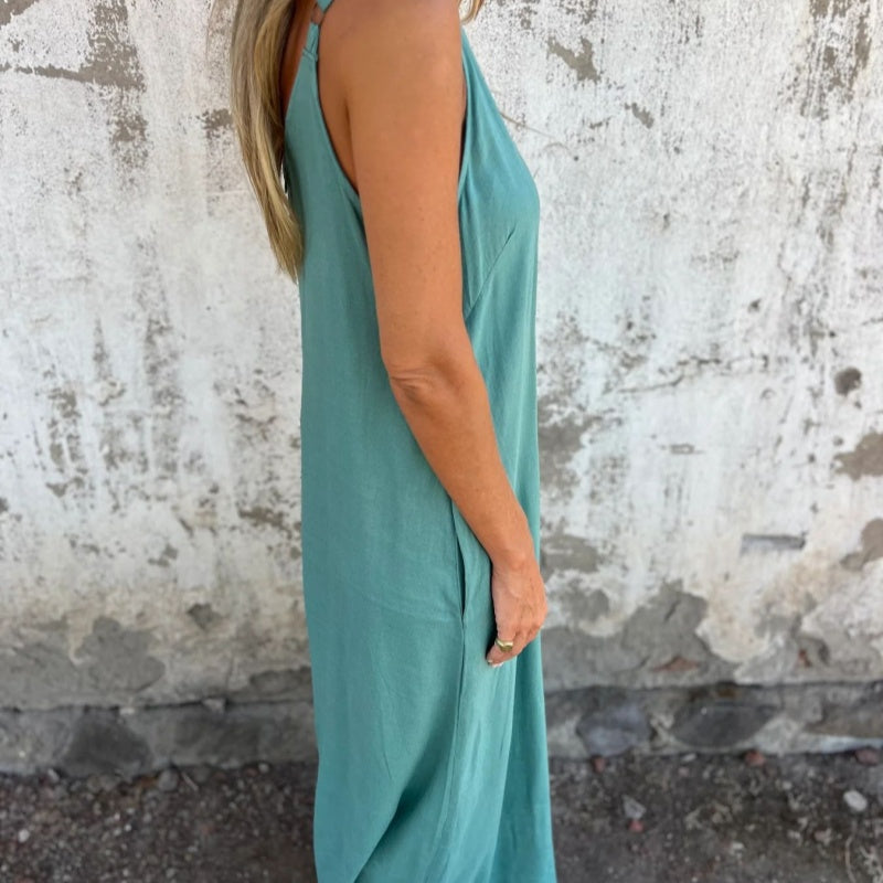 🌷🌷Loose cotton linen jumpsuit