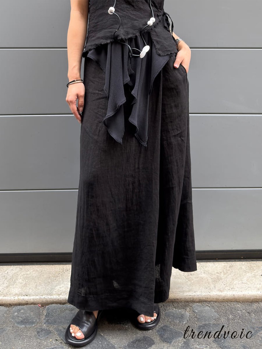 🔥Women's Cotton And Linen Casual Wide Leg Pants